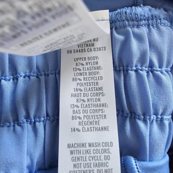 NWT Offline by Aerie Real Me Hot Stuff Light Blue Athletic Romper Size M - Picture 6 of 8